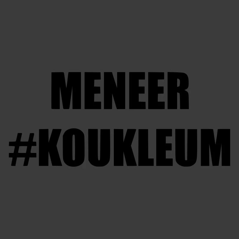 Mr. Koukleum For men who are cold *