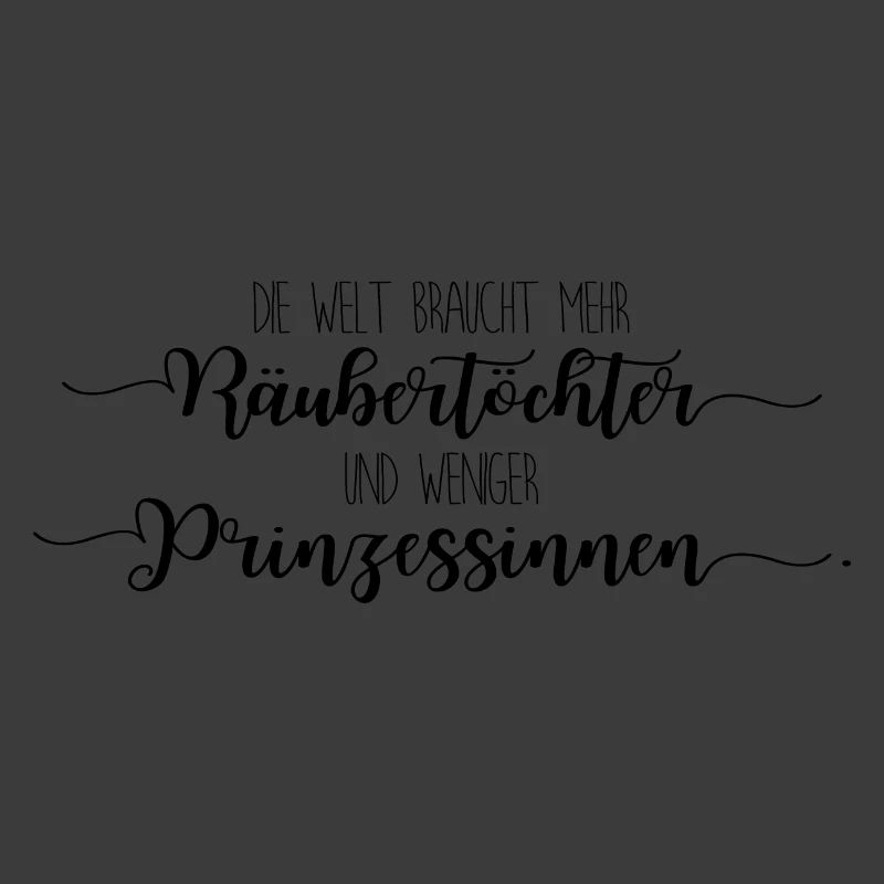 Räubertochter oder Prinzessin - schwarz