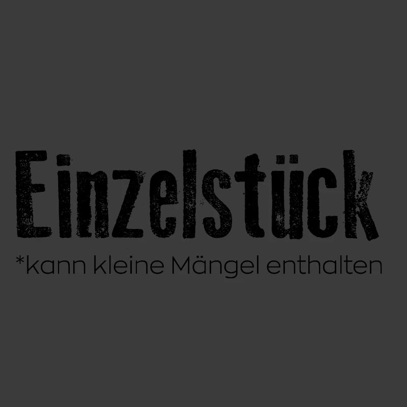 Single piece: may contain small defects