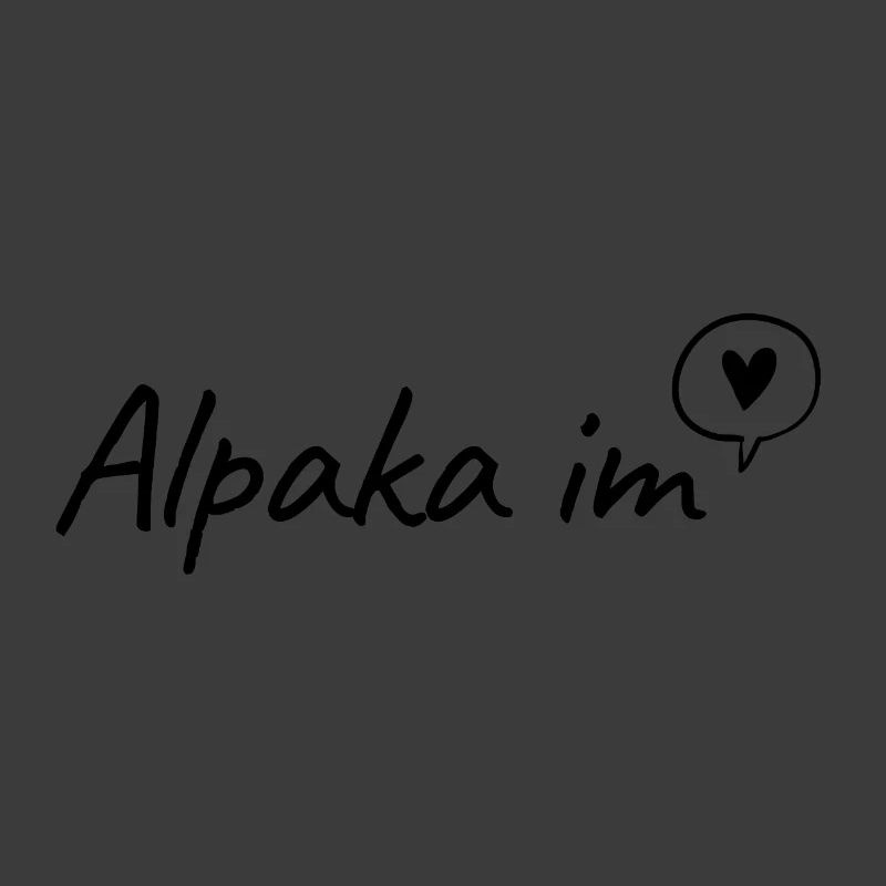 Alpaka im Herzen