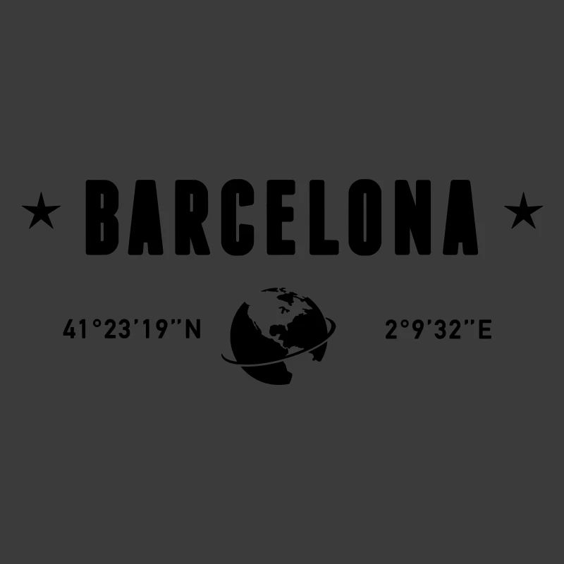 Barcelona Spain Coordinates Planet Earth