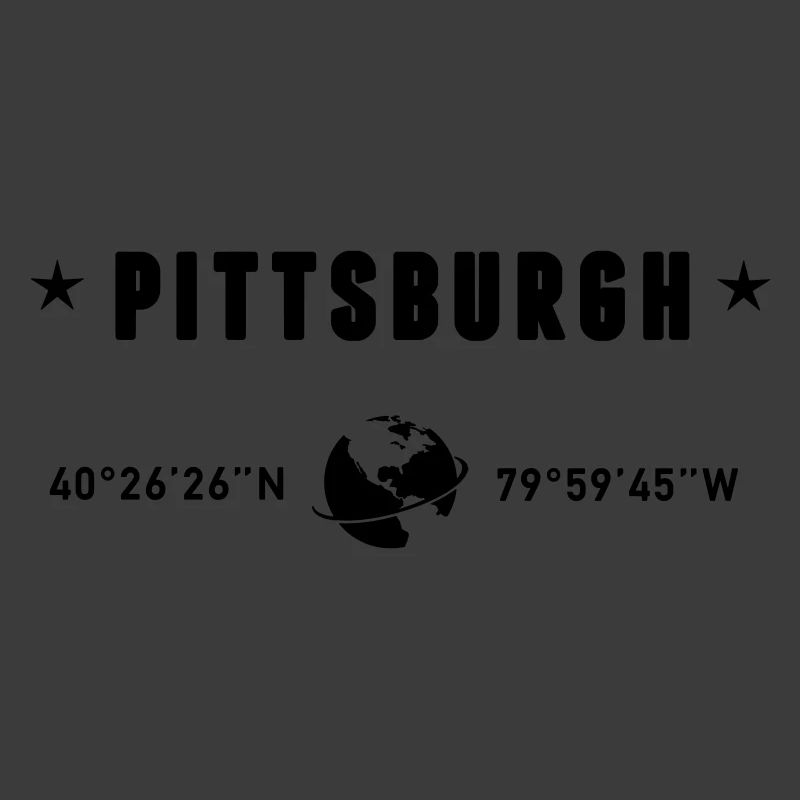 Pittsburgh Pennsylvania Coordinates Gps Globe