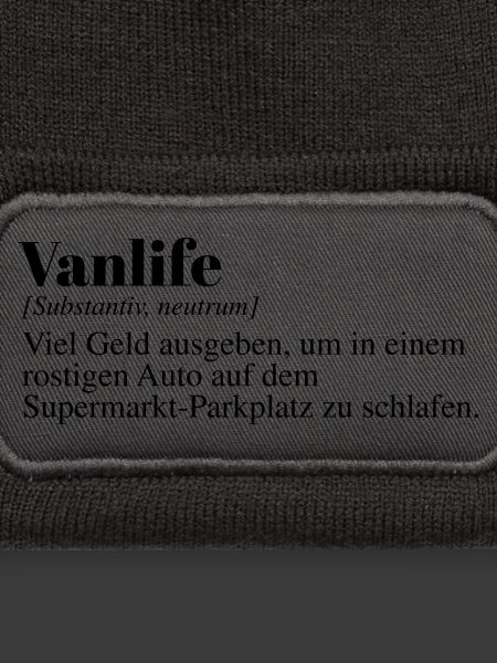 Lustiger Vanlife Duden Spruch
