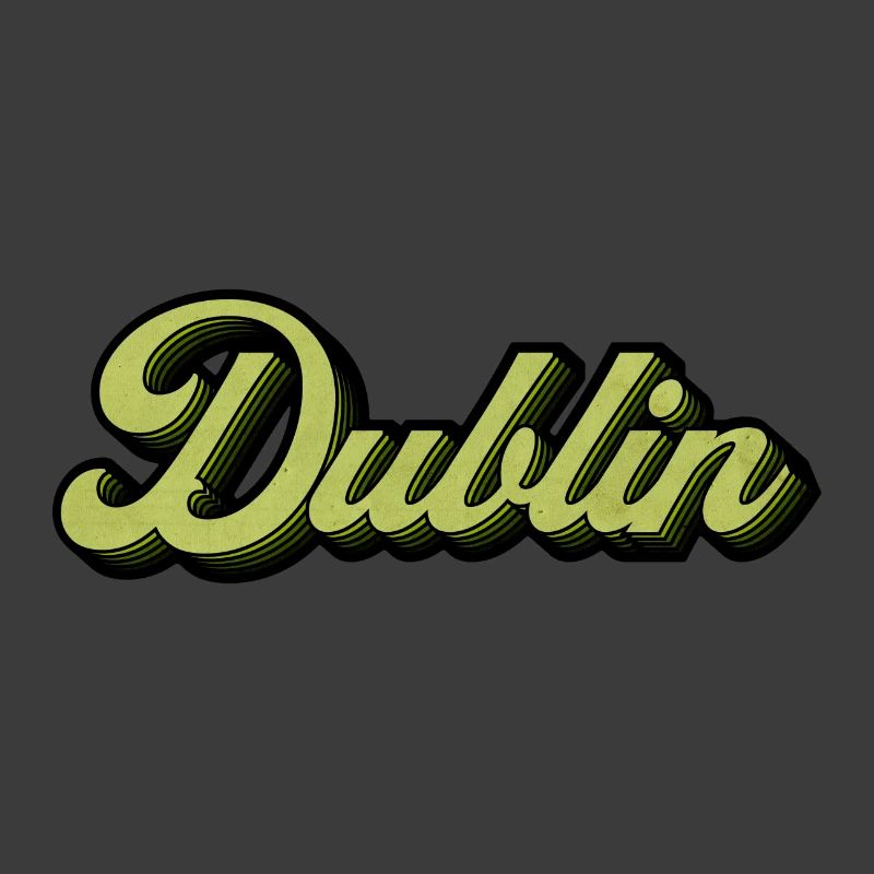 Dublin Retro Script in Lime