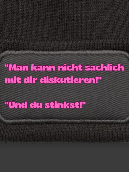 Pinkes Zitat Streit-Charme