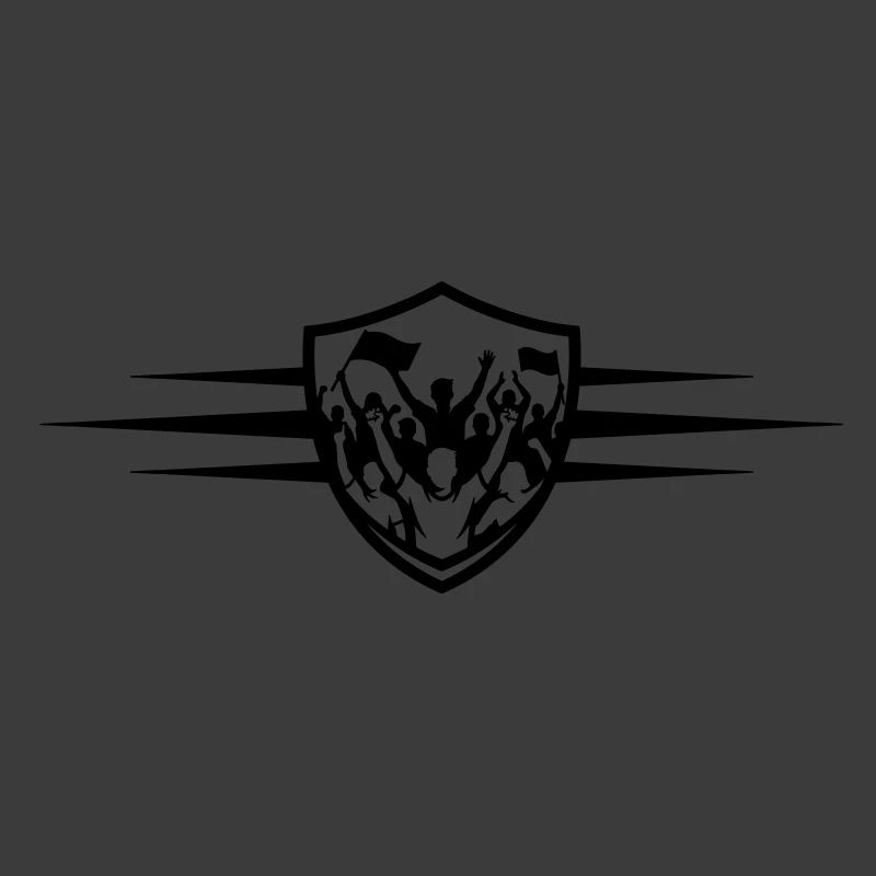 Fans Jubeln Symbol