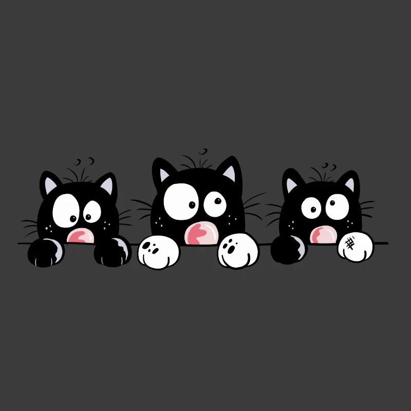 Neugierige Katzen