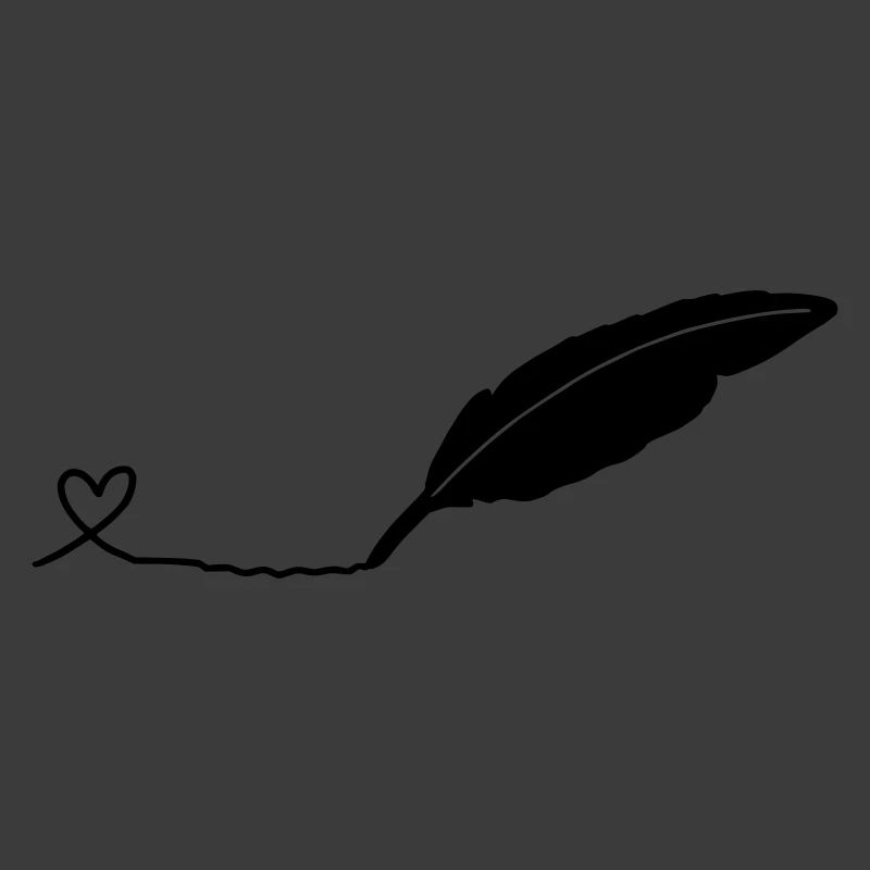 schreibende Feder