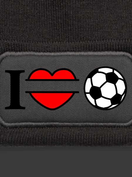 Monogramm Logo Fußballherz