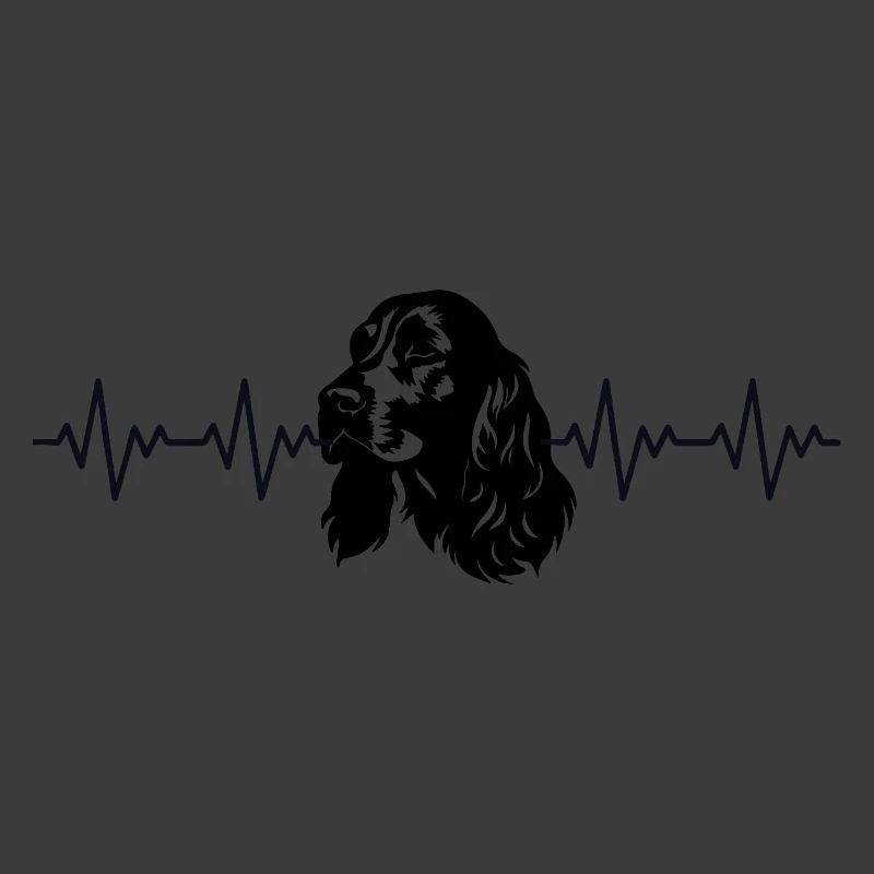 Cocker Spaniel EKG Herzschlag