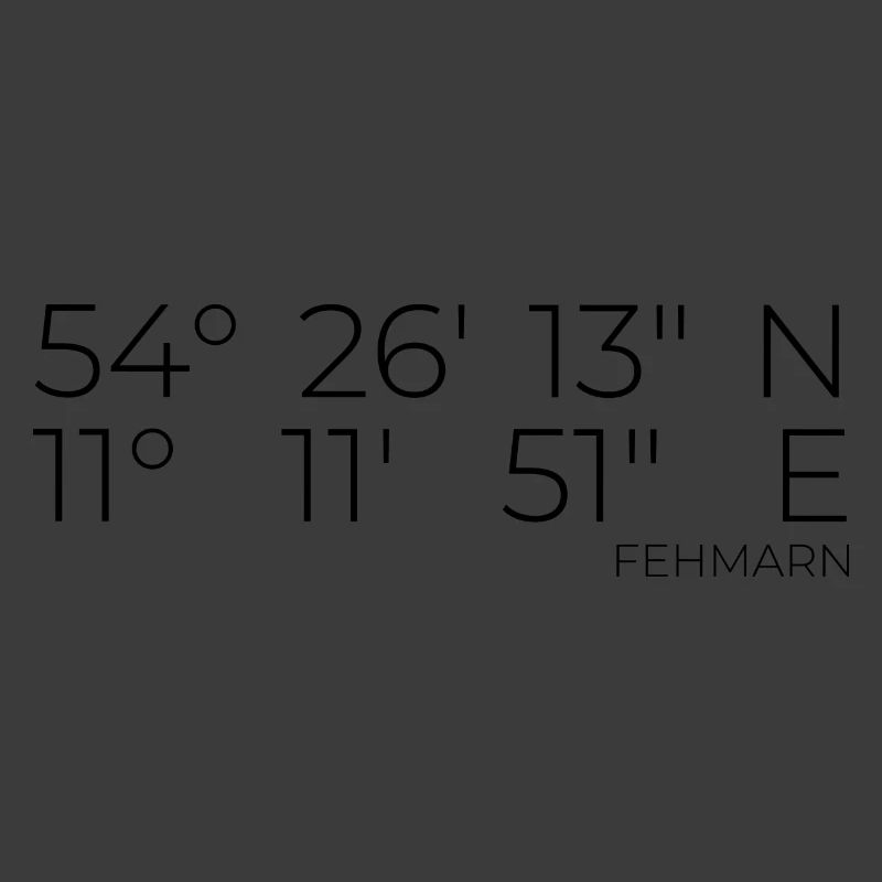 Coordinates Fehmarn