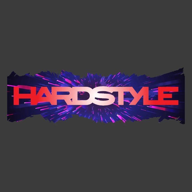 Hardstyle Neon Burst Logo