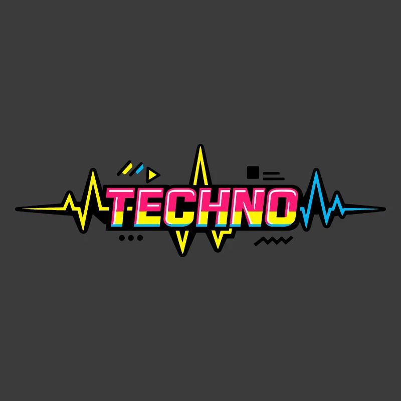 Techno Neon Pulse