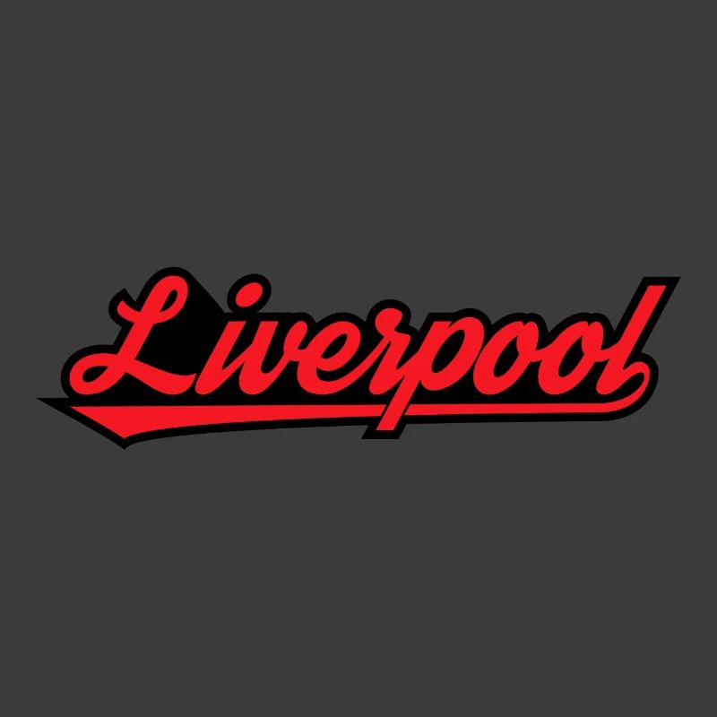Liverpool Script on Black