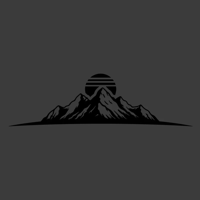 Berge Gipfel Silhouette