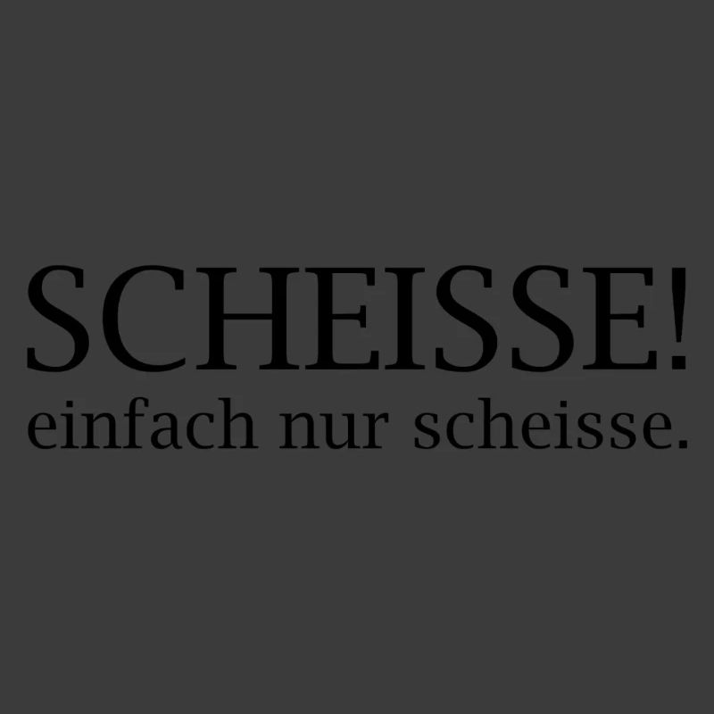 Scheisse! einfach nur scheisse.
