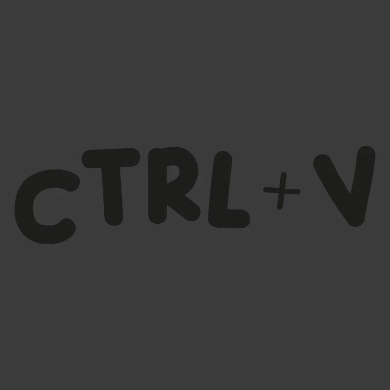 CTRL+V Paste -Gift for IT and Twins