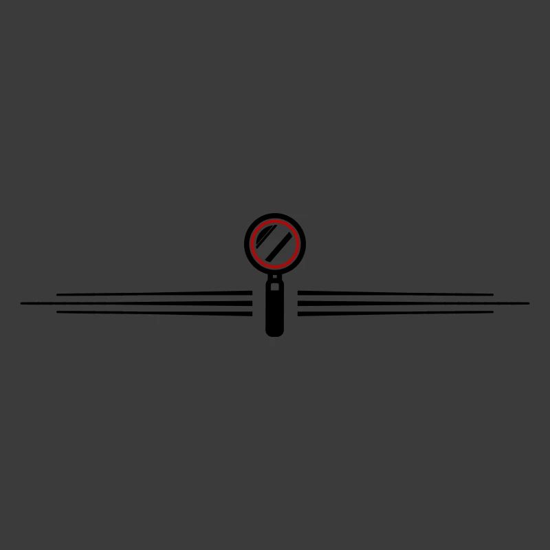 Lupe Symbol Linie