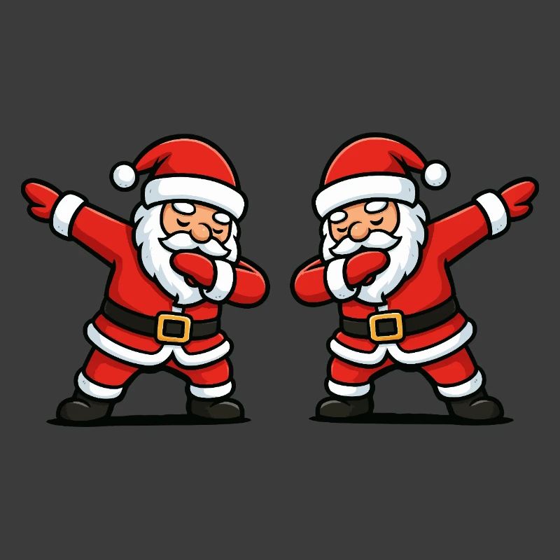 Santa Dab Dancing Comic