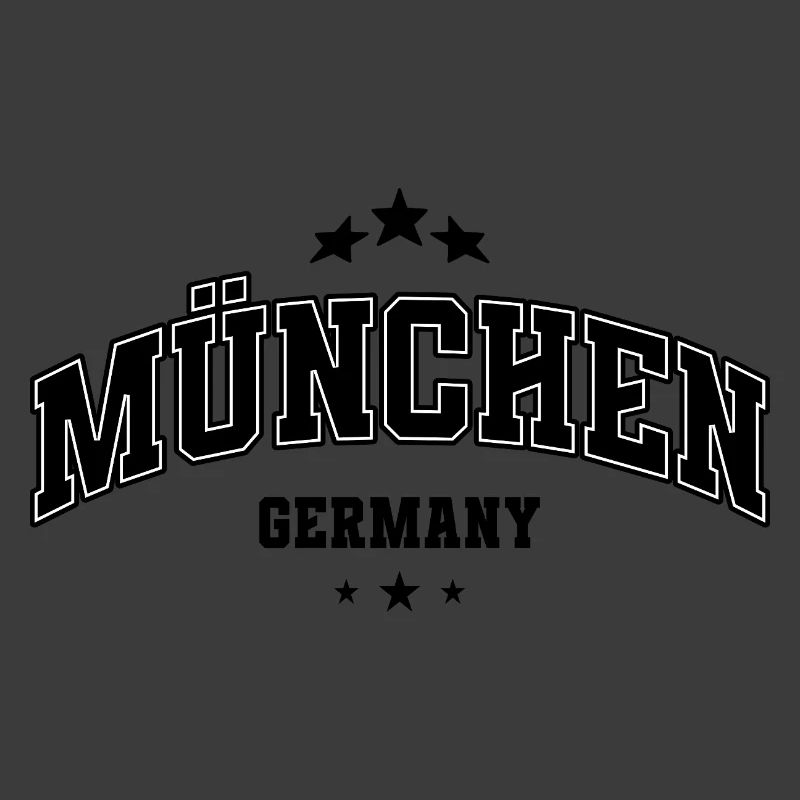 Muenchen Bogen Schriftzug Logo