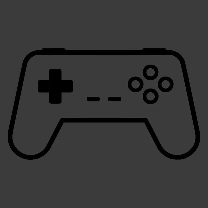 Profil de manette de manette de jeu Vector de jeu