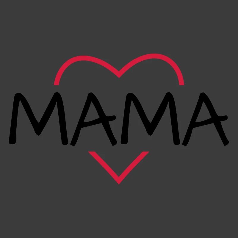 Mama Herz Geschenk Muttertag Geburtstag