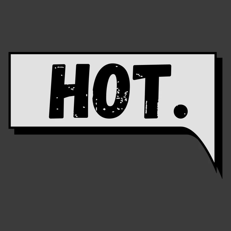 Comic Speech Bubble Hot