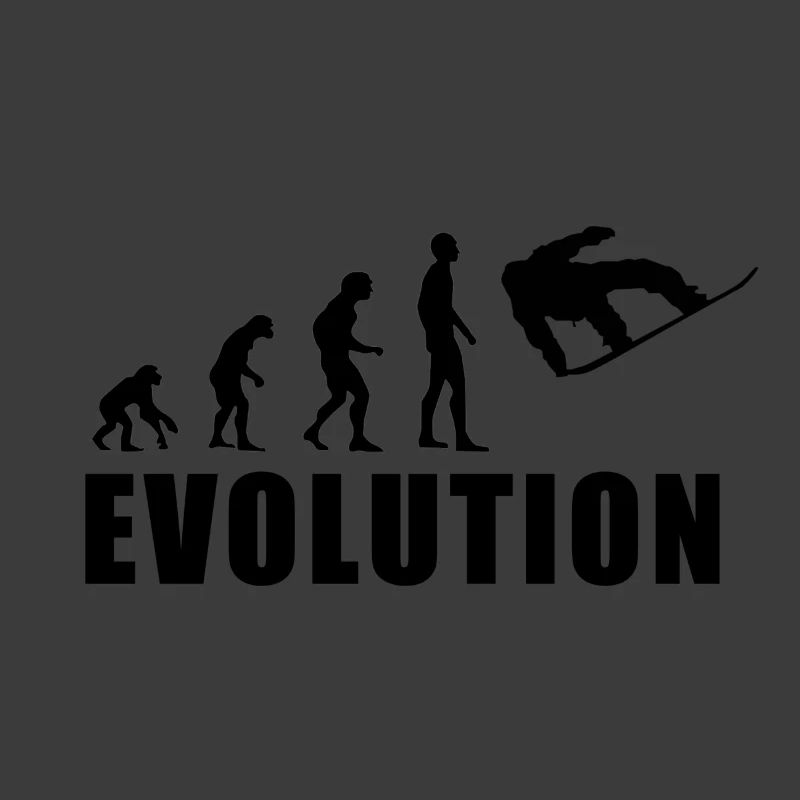 EVOLUTION SNOWBOARD Schnee Winter Geschenk