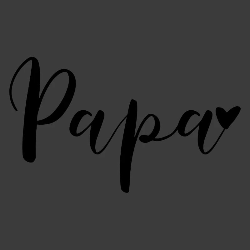 Papa Herz Geschenkidee