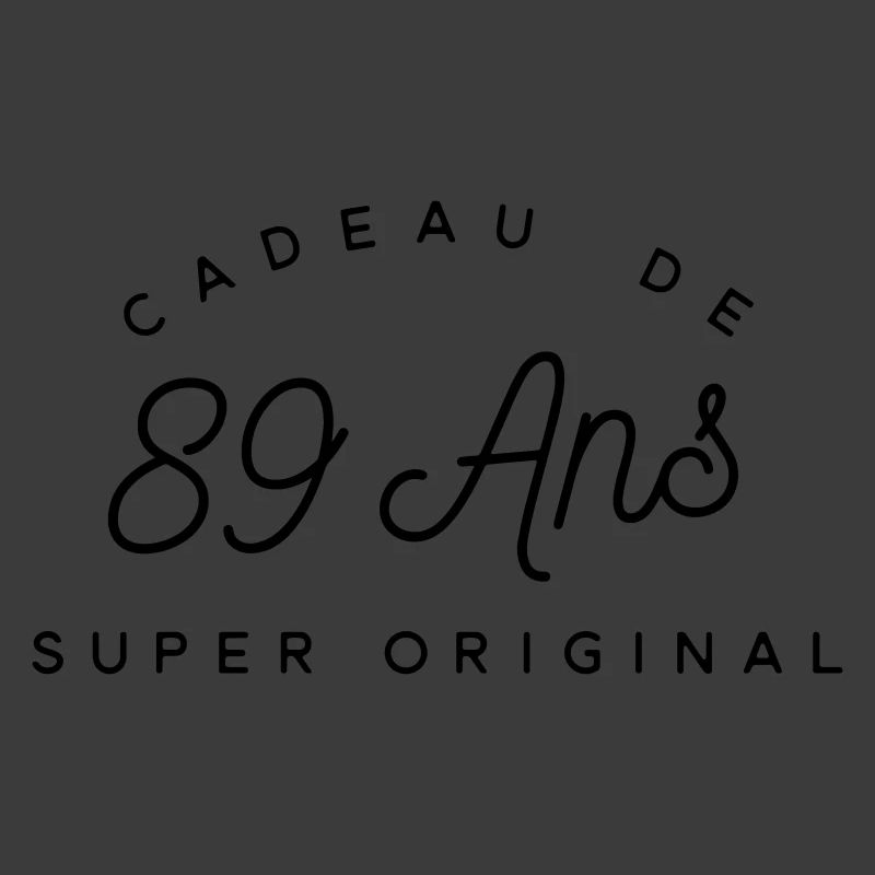 Cadeau 89 ans