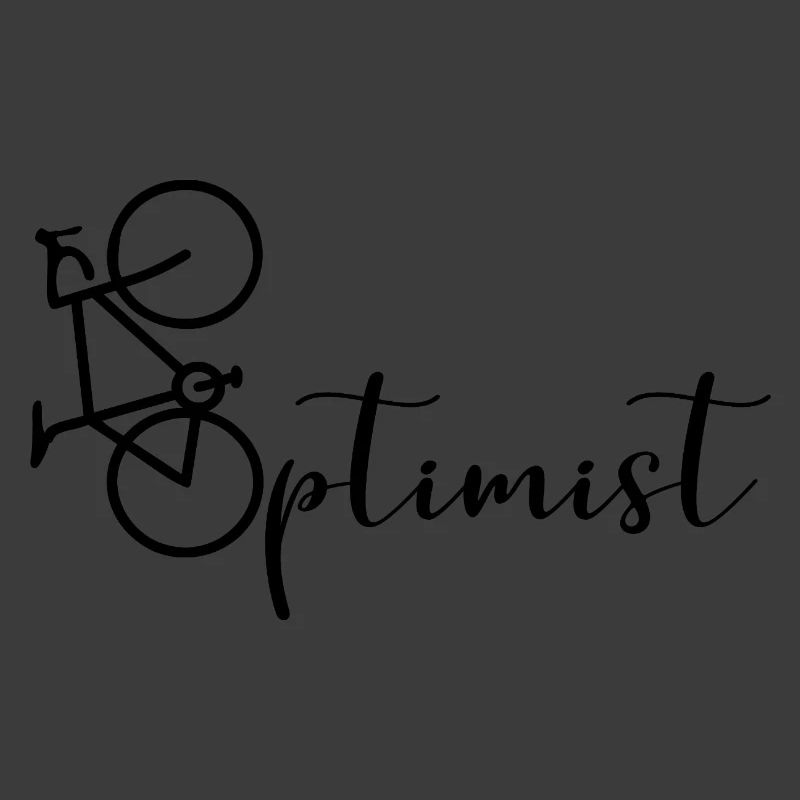 Optimist Radeln Radfahrer Fahrrad