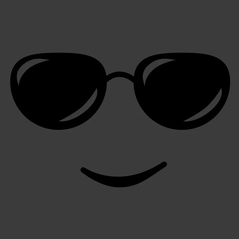sunglasses smile reflection