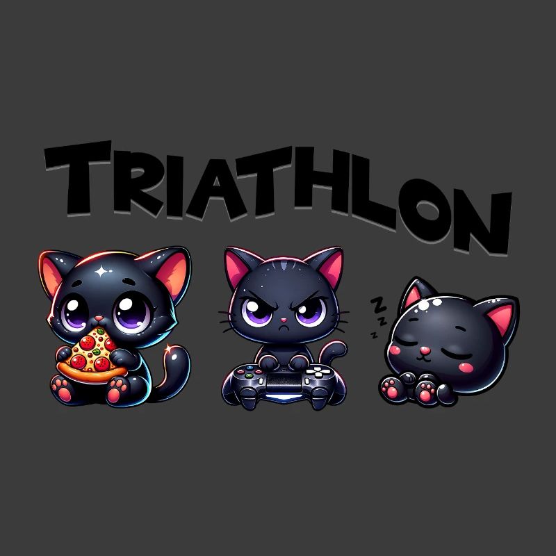 Triathlon Triathlete Cat