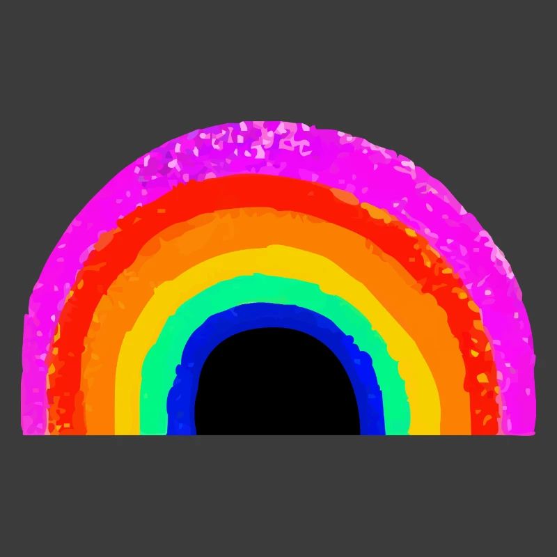 Lebendiger Regenbogenbogen