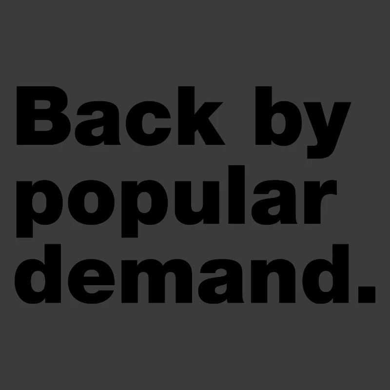 De retour à la demande populaire