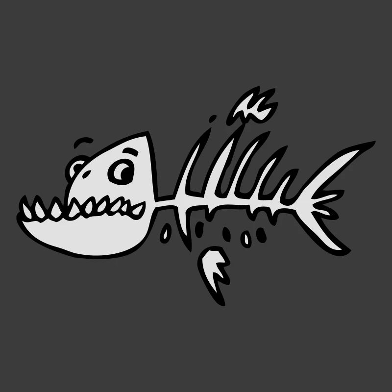 skeleton fish