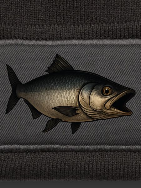 Detaillierter Fisch für Angler