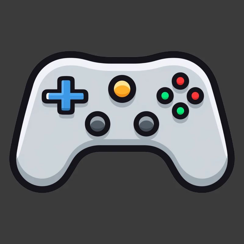 Gamepad-Logo, Controller, Retro-Konsole