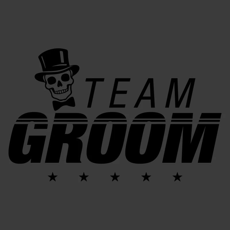 Team Groom Polterabend Skelett