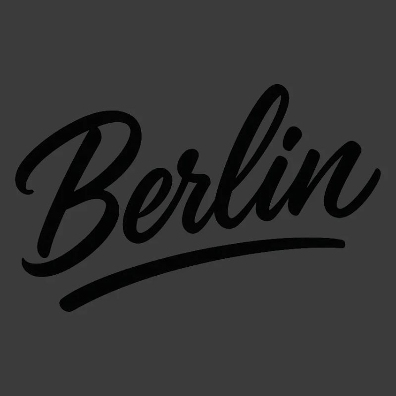 Berlin Schriftzug im Script-Stil