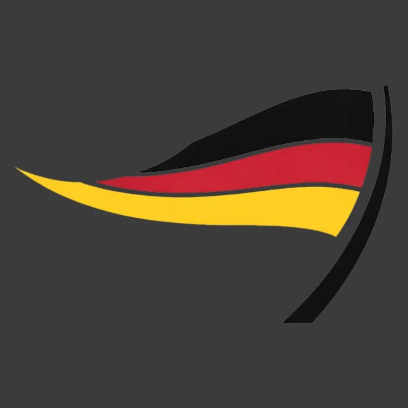 Deutsche Flaggenwelle
