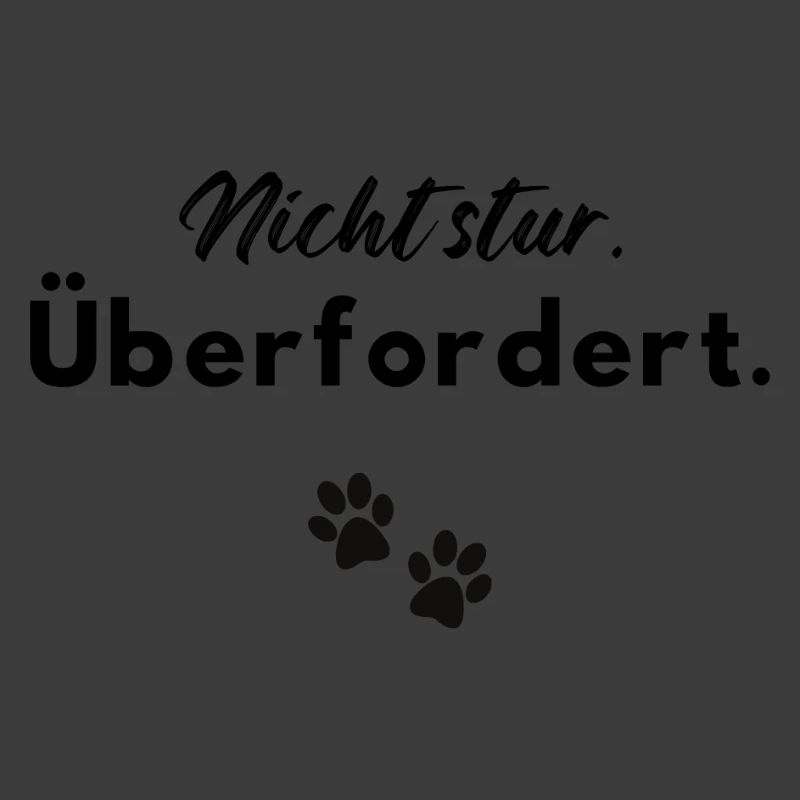Nicht stur - überfordert