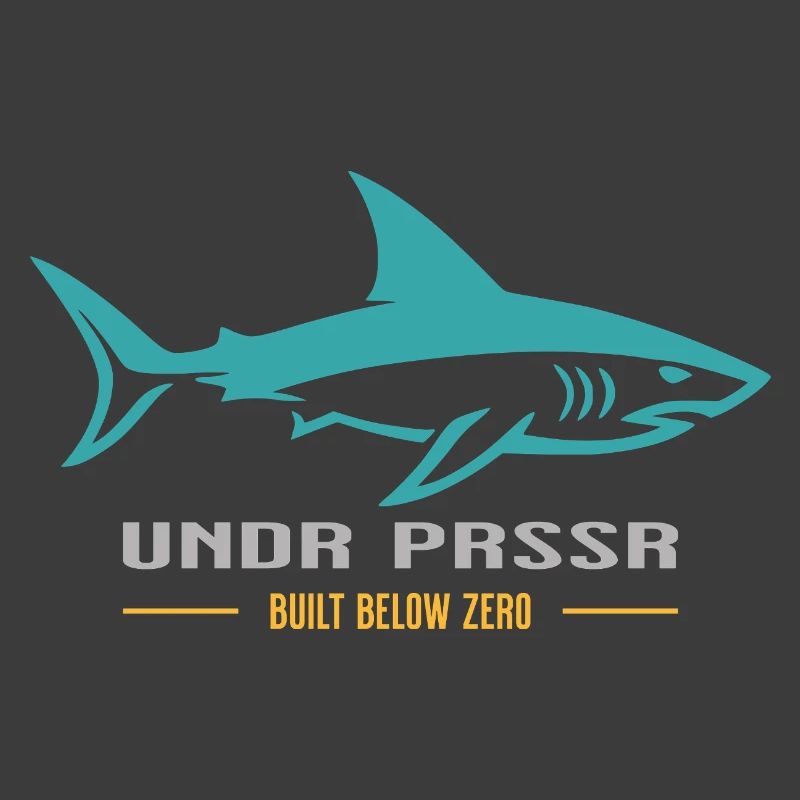 Requin UNDR PRSSR Plongeur Plongeur Construit en dessous de zéro
