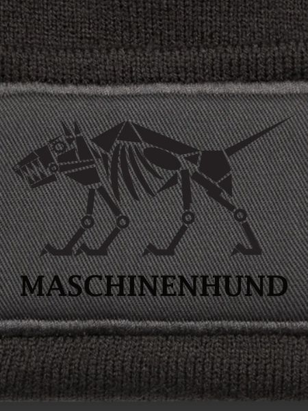 Maschinenhund mit Text