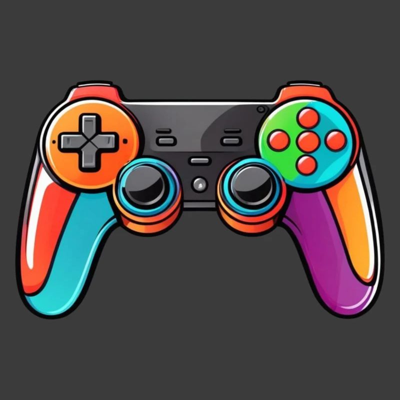 Gamepad Controller Farben Bunt