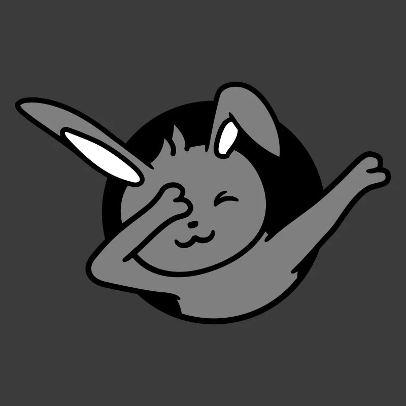 Bunny Dabbing Dab Dance Pose Dancing Hole Party Fun