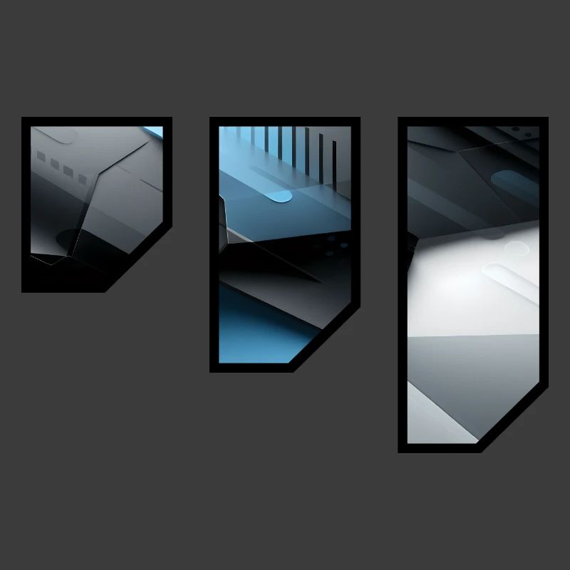 Futuristic Techno Abstract Pattern