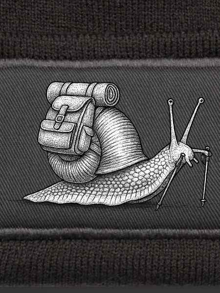 Snail Trekker mit Rucksack