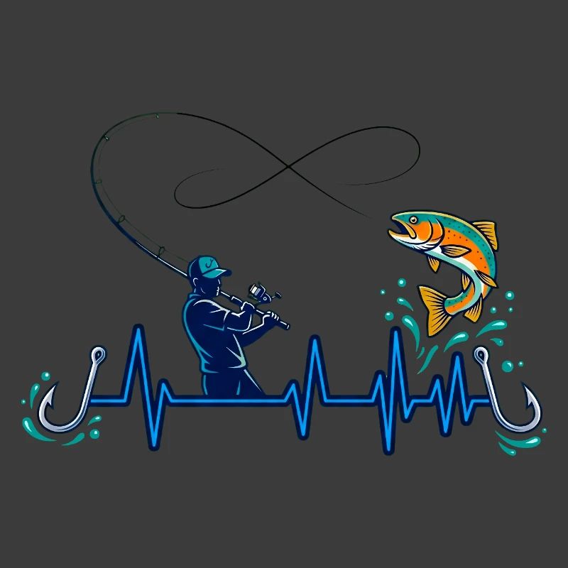 Angler Heartbeat ECG Infinity Fish