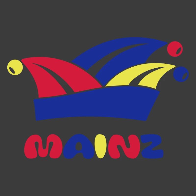 Fasching Narrenkappe Mainz 1, 2 oder 3 Farben